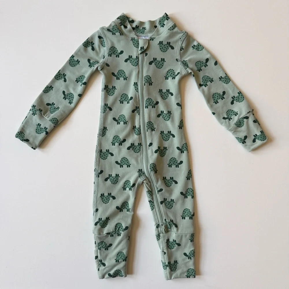 Hanna Andersson Newborn Unisex 2-Way Zip Sleepers in HannaSoft - Bundle of 3 - Picture 12 of 16